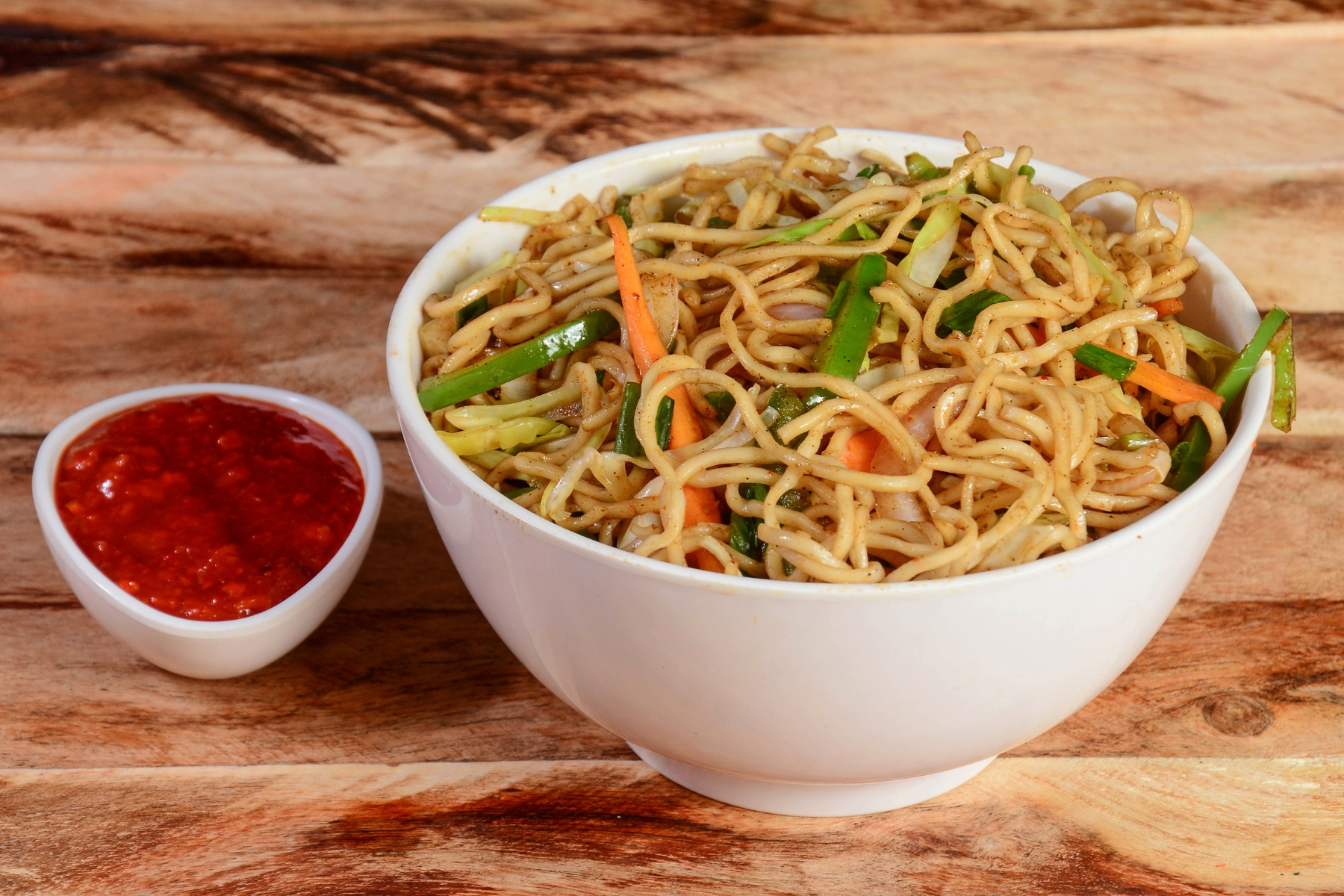 Veg Chilli Garlic Noodles